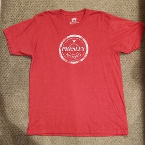 Graceland "PRESLEY MOTORS" SHIRT. L